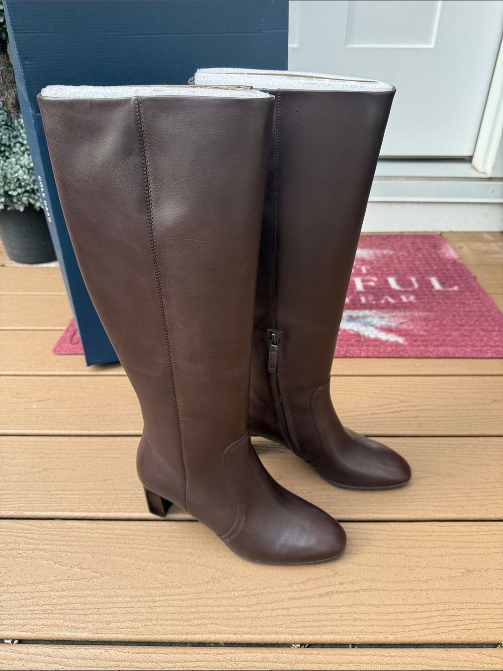 Cole Haan Women's Grand Ambition 2.0 Autumn Boots, Dark Chocolate Leather size 8 - Picture 3 of 12